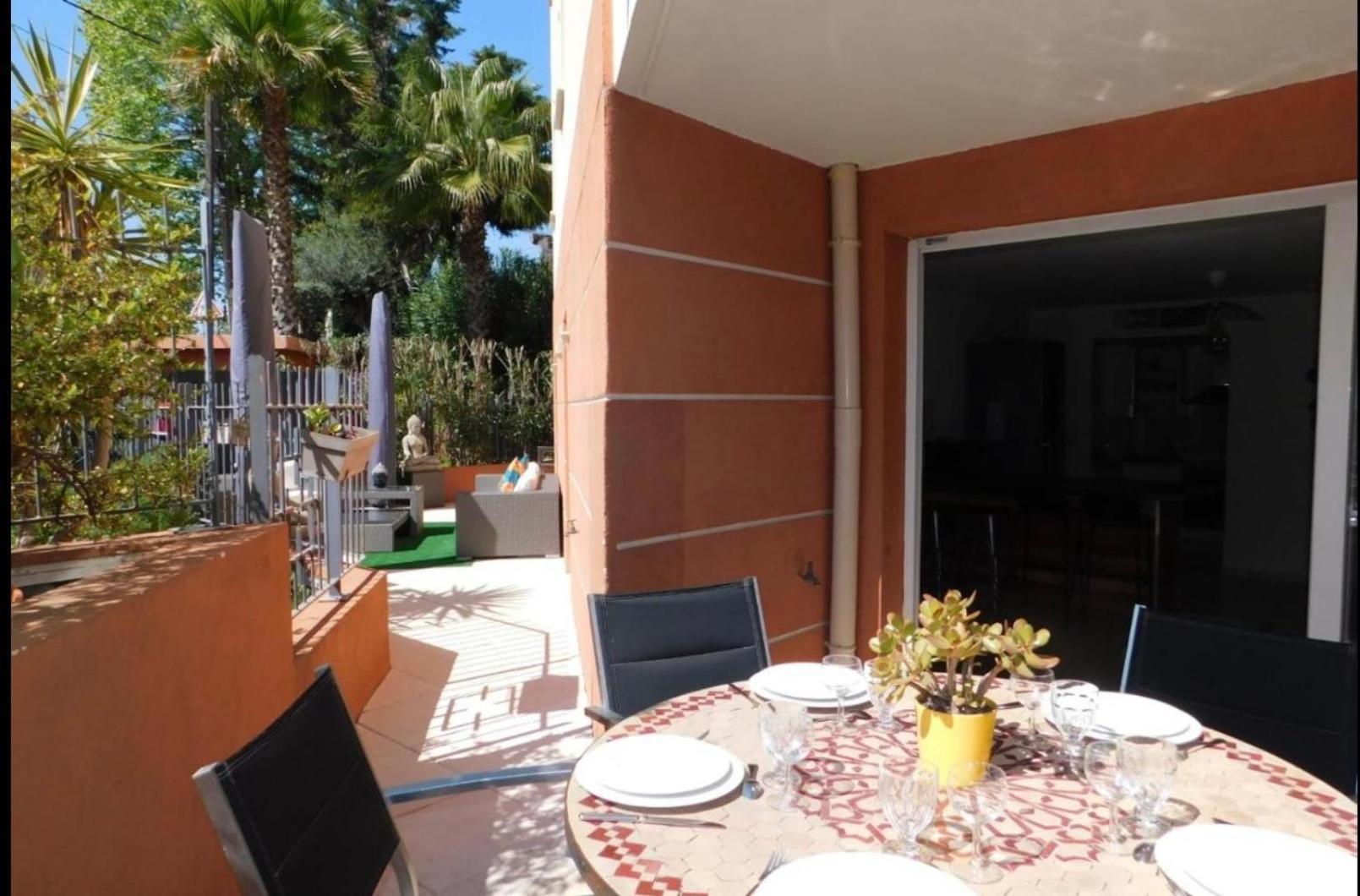 Proche Mer 3P+40M2 Terrasse アンティーブ エクステリア 写真