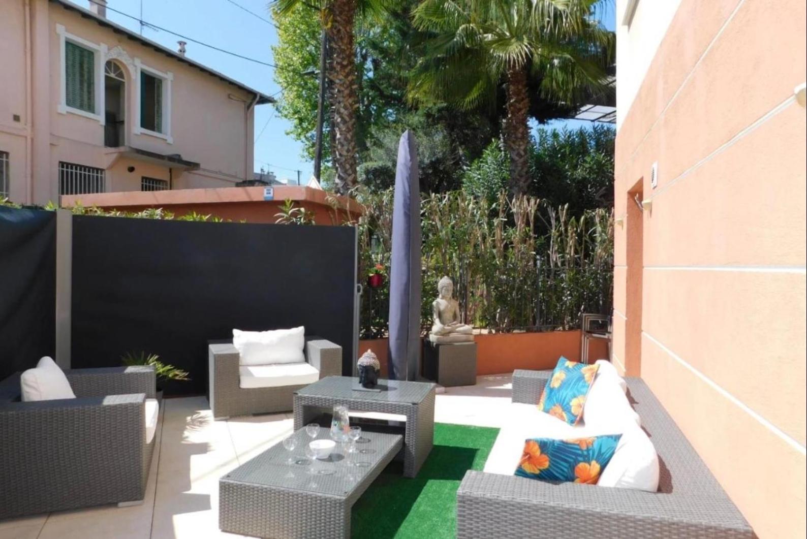 Proche Mer 3P+40M2 Terrasse アンティーブ エクステリア 写真
